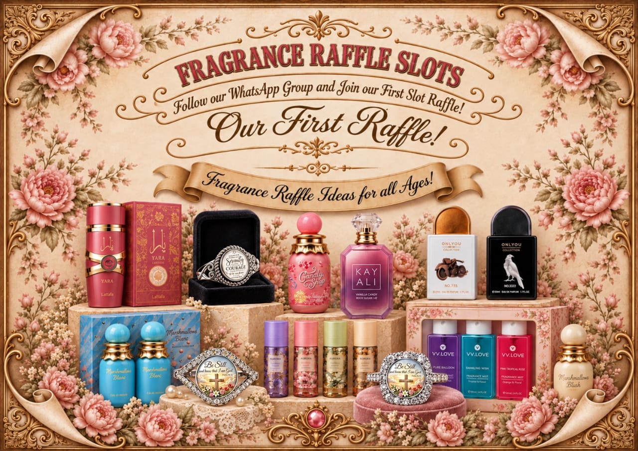 Fragrance Raffle – Our First Raffle